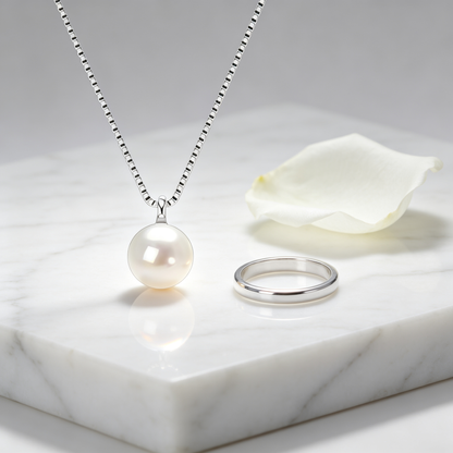 🤍 Pearl Necklace | Freshwater Pearl Jewelry | Graceful Everyday Glow
