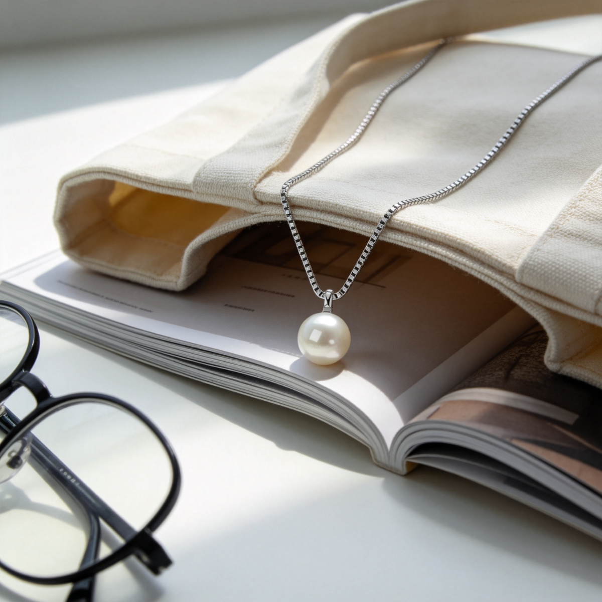 🤍 Pearl Necklace | Freshwater Pearl Jewelry | Graceful Everyday Glow